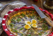 Toortatrajahu-kartuli muretainapõhjal kodujuustu-kilupirukas